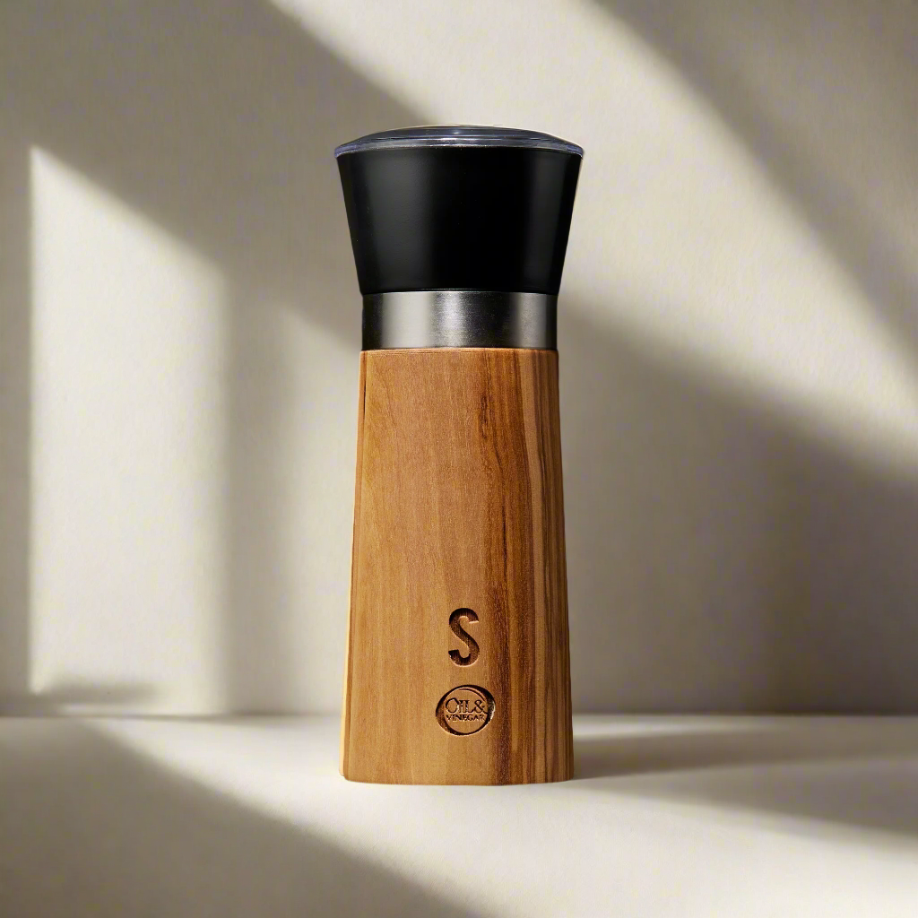 Olivenholz-Salzmühle - 16 cm