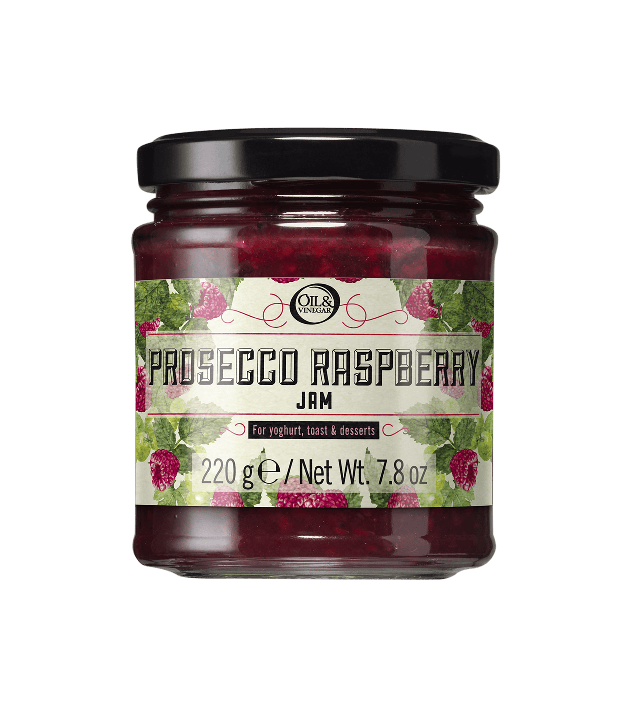 Himbeerkonfitüre mit Prosecco - 220 g