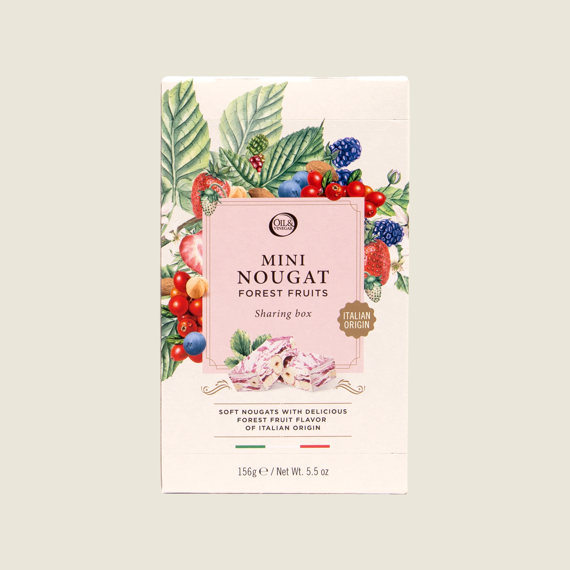 Mini Nougats mit Waldbeeren - 156g