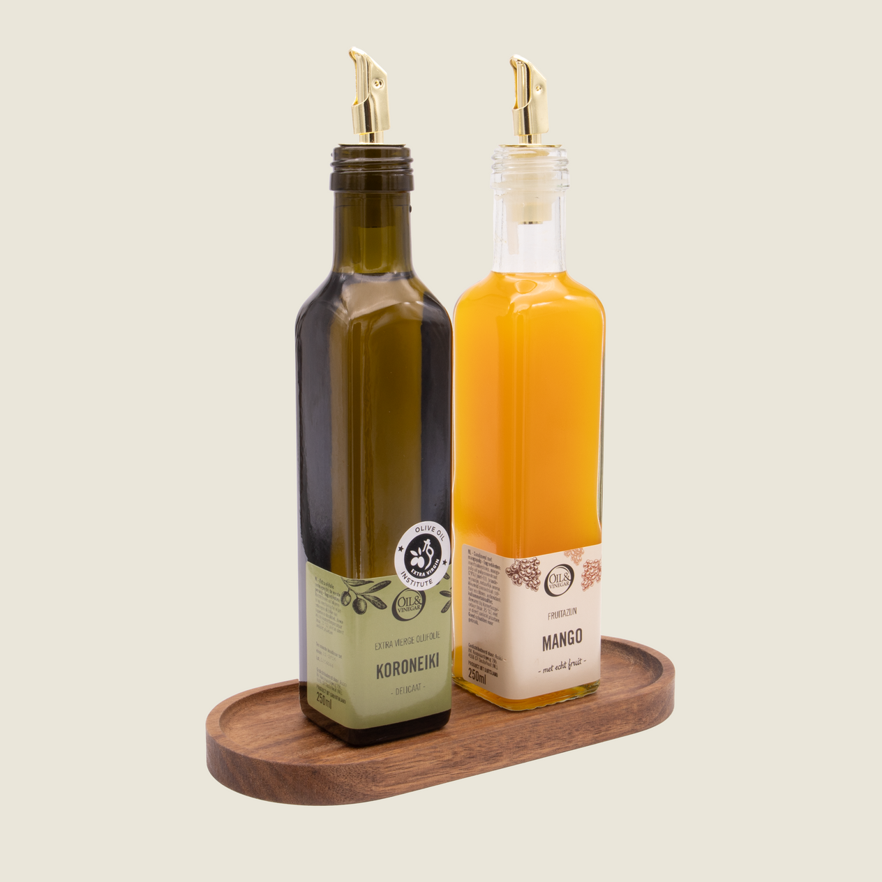 Servierplatte aus robustem Akazienholz - 20x9cm