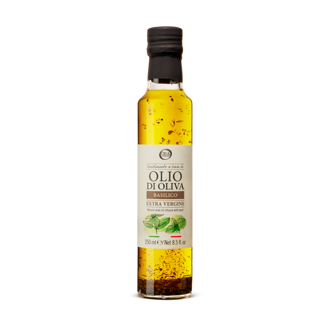 olijfolie met basilicum