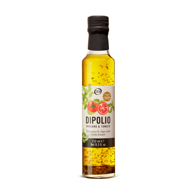 Brot-Dip-Olivenöl mit Oregano und Tomate - 250 ml