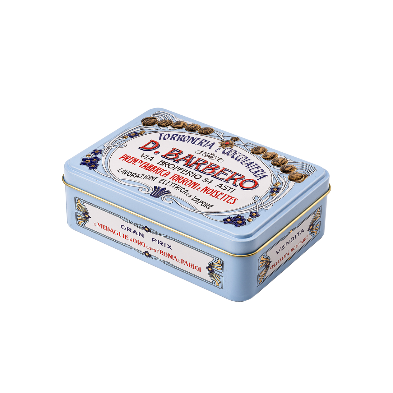 Haselnussschokolade in Vintage-Dose - 100g