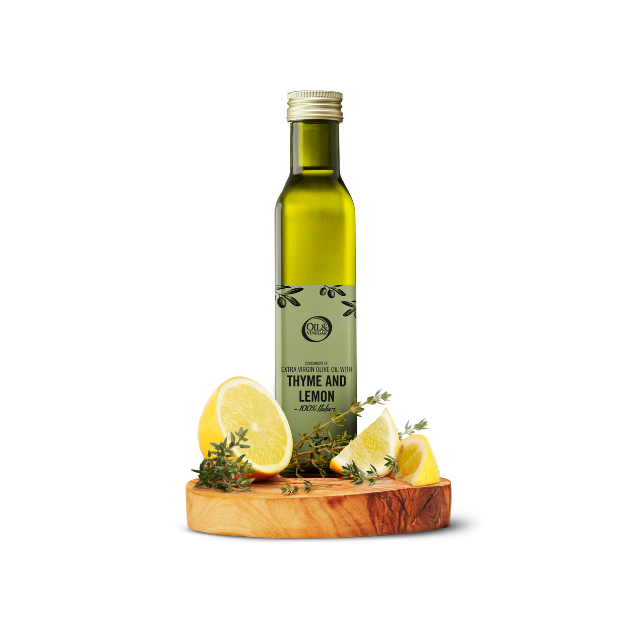 Natives Olivenöl Extra mit Thymian-Zitrone - 250ml