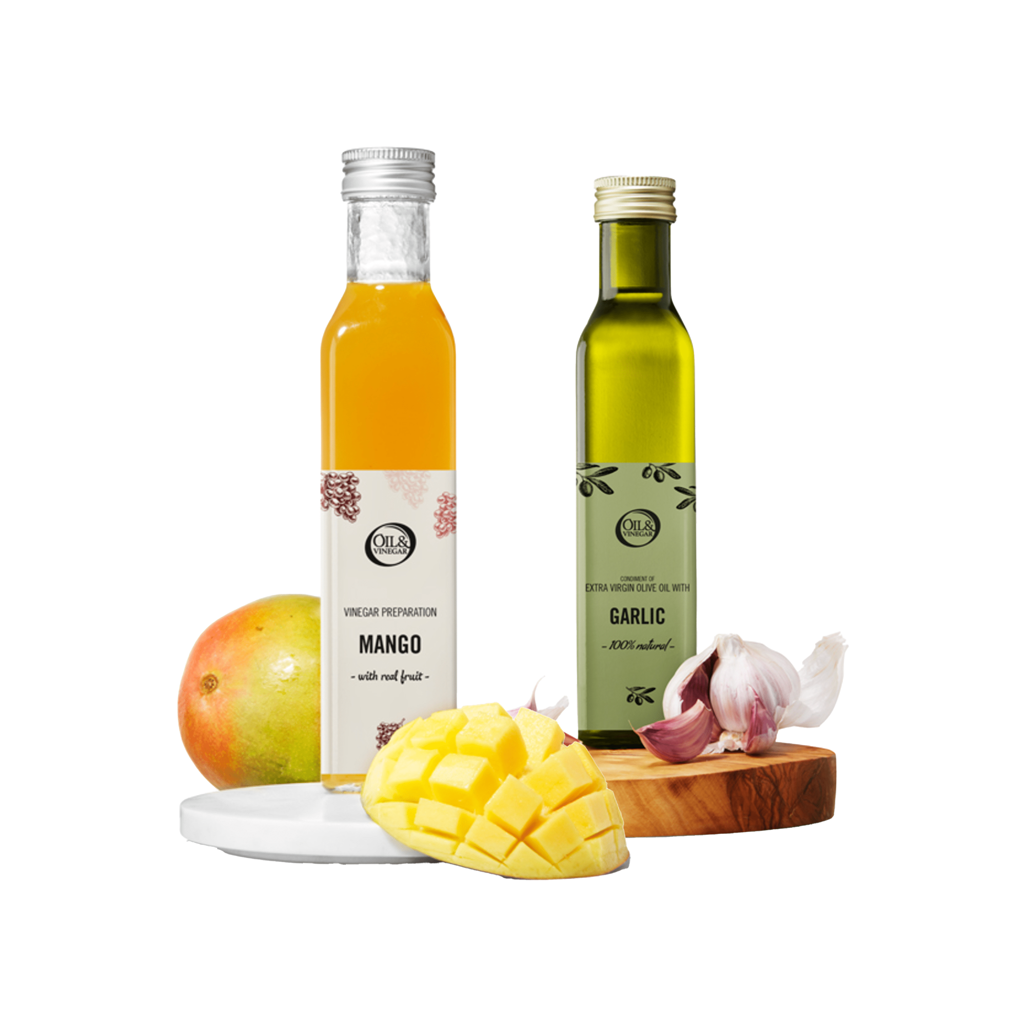 Mango-Knoblauch-Duo – 2x250 ml