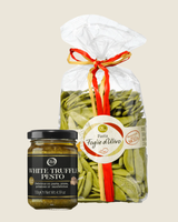 Foglie Pasta & Pesto mit weißem Trüffel duo
