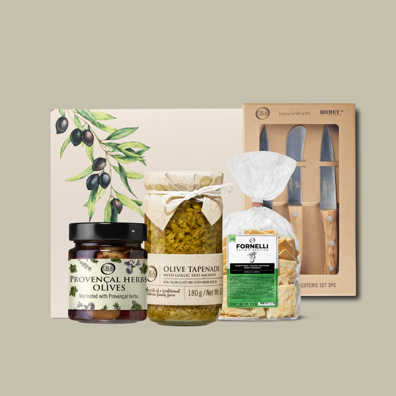 Geschenkpaket Charcuterie &amp; Dip