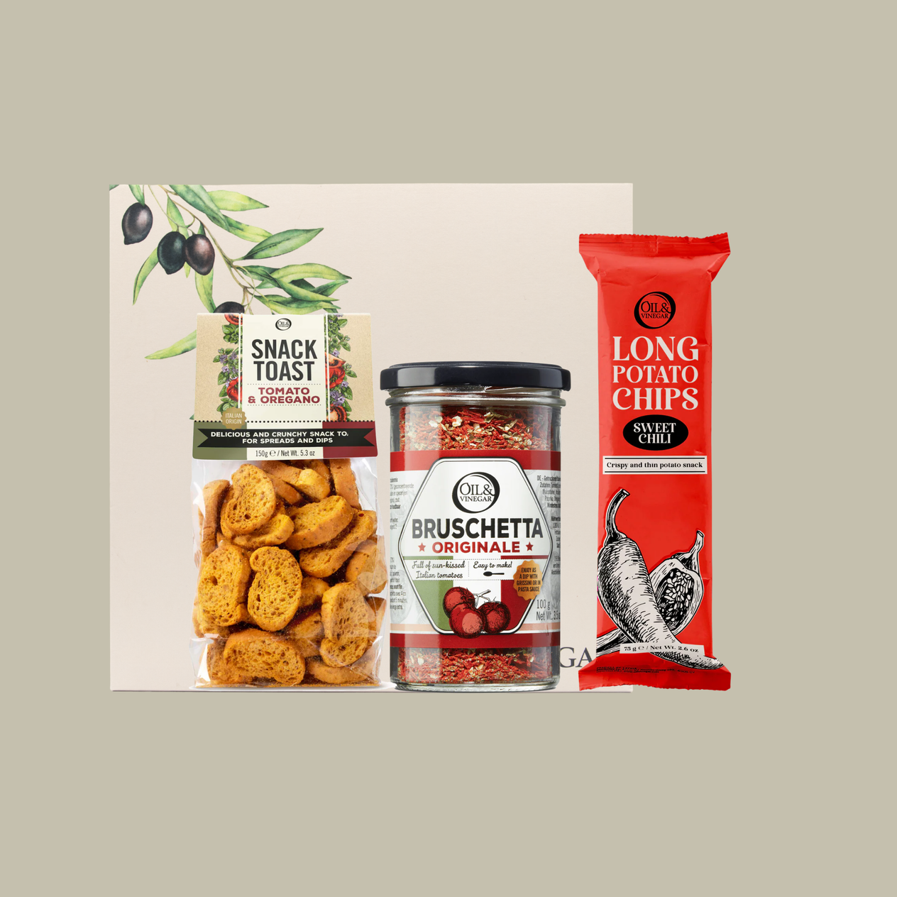 Geschenkpaket - Snack & Dip
