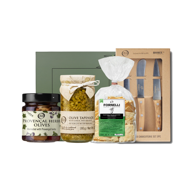 Geschenkpaket Charcuterie &amp; Dip